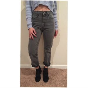 Vintage gray Wrangler Mom jeans
